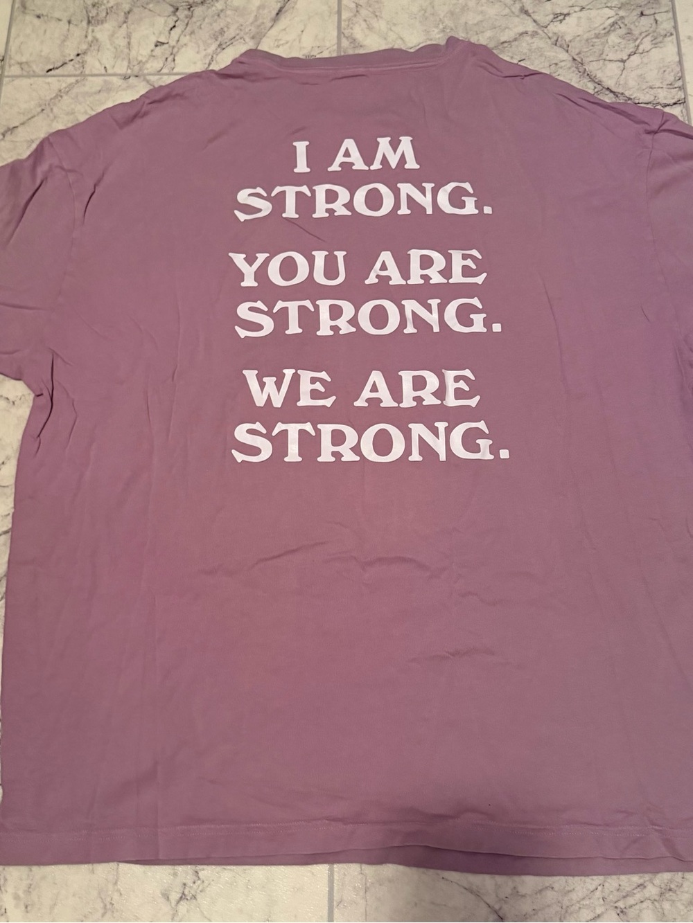 PINK Victoria's Secret Lilac Crewneck Tee
